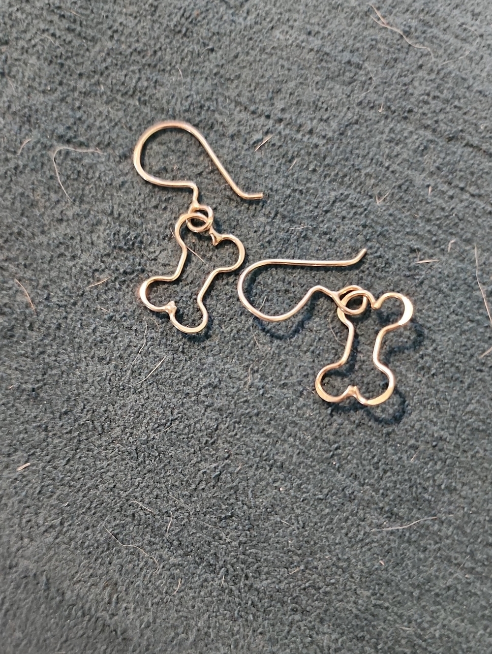 Sterling Silver Dog Bone Dangle Earrings for Pet Lovers